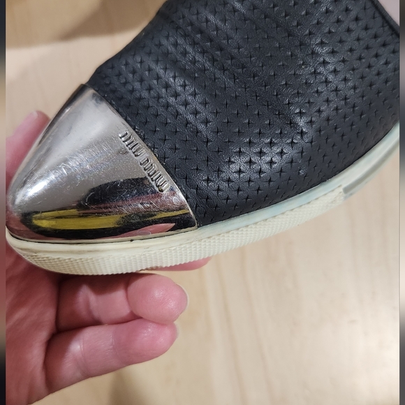 Miu Miu Shoes , Metalic Toe Size 38 - Picture 6 of 7